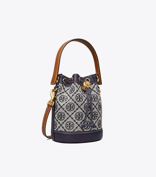 商品Tory Burch | Mini T Monogram Bucket Bag,商家折扣挖宝区,价格¥2779图片