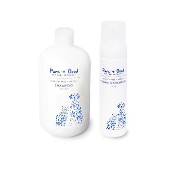 商品Pure + Good | Pet Blue Cypress + Neroli Shampoo & Blue Cypress + Neroli Foaming Shampoo Set,商家Macy's,价格¥201图片