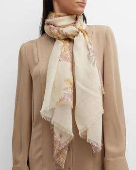 Loro Piana | Floral Cashmere-Silk Stole 