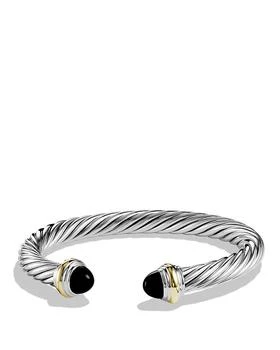 David Yurman | Cable Classics Bracelet with Black Onyx and Gold,商家Bloomingdale's,价格¥5982