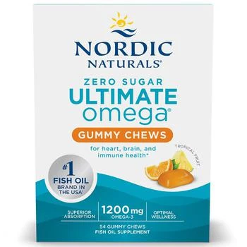 Nordic Naturals | Ultimate Omega Gummy Chews Tropical Fruit,商家Walgreens,价格¥252