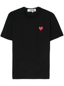 Comme des Garcons | Comme des Garçons Play Logo Patch Crewneck T-Shirt,商家Cettire,价格¥454