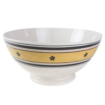 Sir/Madam | Hand-Painted Serving Bowl In Yellow,商家Premium Outlets,价格¥723