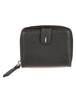 MAISON MARGIELA | Maison Margiela Logo Detail Zip Around Coin Purse商品图片,7.7折