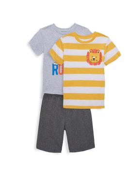 Little Me | Little Boy's 3-Piece Tee & Shorts Set商品图片,6.3折