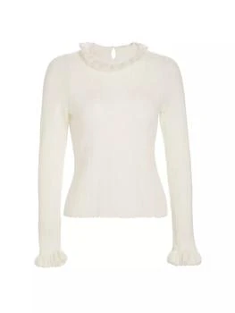D Ô E N | Eliana Alpaca-Blend Sweater,商家Saks Fifth Avenue,价格¥1849