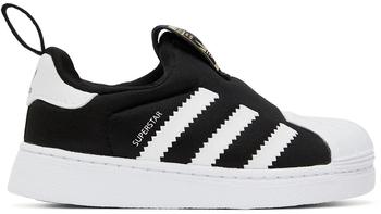 Adidas | Baby Black Superstar 360 Sneakers商品图片,独家减免邮费