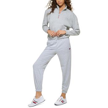 Tommy Hilfiger | Women's Quarter-Zip Mock-Neck Sweatshirt商品图片,7折