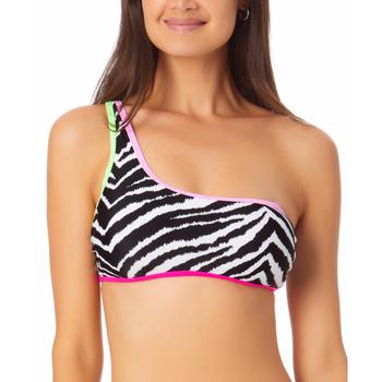 推荐Juniors' Printed Asymmetric Bikini Top, Created for Macy's商品