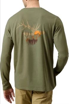 推荐YETI Men's Sunrise Elk Long Sleeve T-Shirt商品