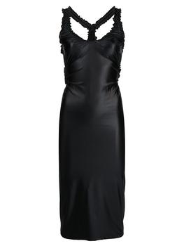 亚历山大王 连衣裙, Alexander Wang | Ruched Racerback Cutout Tank Dress商品图片 5折