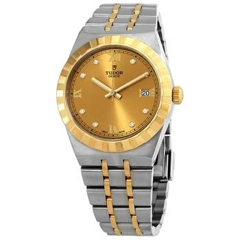 Tudor | Royal Automatic Diamond Champagne Dial Unisex Watch M28503-0005,商家Jomashop,价格¥22895