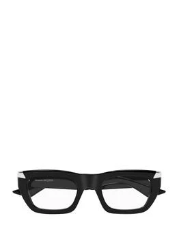 Alexander McQueen | Alexander McQueen Eyewear Rectangle Frame Glasses 7.1折, 独家减免邮费