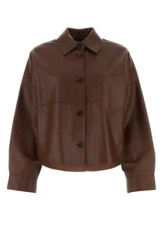 推荐Weekend Max Mara Buttoned Long-Sleeved Shirt Jacket商品