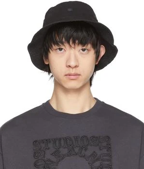 Acne Studios | Black Buko Face Bucket Hat 独家减免邮费