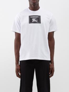 Burberry | Knight Label cotton-jersey T-shirt商品图片,