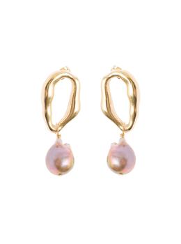 商品FORTE_FORTE | Forte_Forte Sculpture Earrings With Pearls,商家Italist,价格¥1329图片