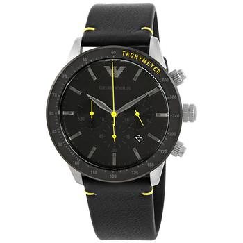 手表男阿玛尼评价, Emporio Armani | Chronograph Quartz Black Dial Mens Watch AR11325商品图片 5.5折