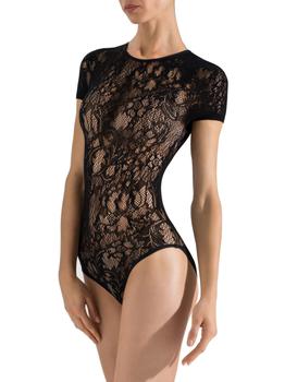 商品Short-Sleeve Lace Bodysuit图片