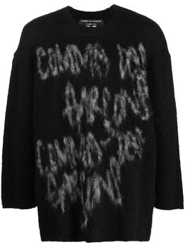 推荐COMME DES GARCONS - Wool Logo Sweater商品