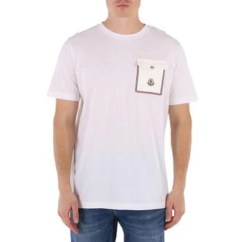 推荐Men's White Short-Sleeve Pocket T-Shirt商品