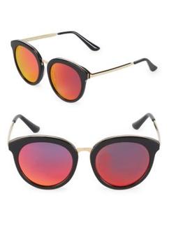 推荐Mirrored 54MM Oval Sunglasses商品