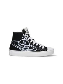 Vivienne Westwood | High-Top Sneakers With Planet Graphic,商家Premium Outlets,价格¥2259