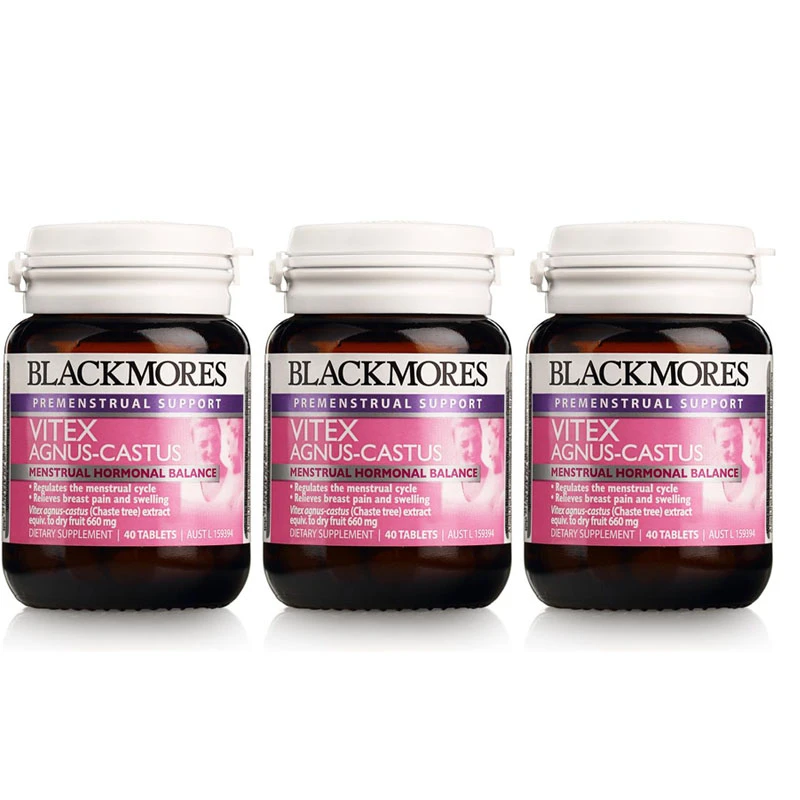 Blackmores | 澳大利亚Blackmores澳佳宝圣洁莓女性荷尔蒙草本平衡片40片*3,商家Xunan,价格¥205