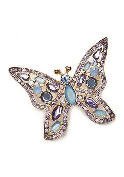 Napier | Silver Tone Butterfly Boxed Pin,商家Belk,价格¥104