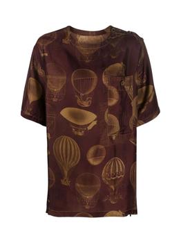 Uma Wang | Uma Wang Women's  Red Other Materials T Shirt商品图片,
