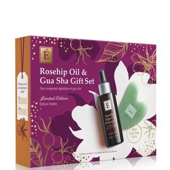 Eminence Organic Skin Care | Eminence Organic Skin Care Rosehip Triple C+E Firming Oil and Gua Sha Gift Set,商家Dermstore,价格¥966