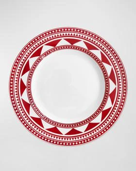 Caskata | Fez Rimmed Crimson Dinner Plates - Set of 4,商家Neiman Marcus,价格¥1235