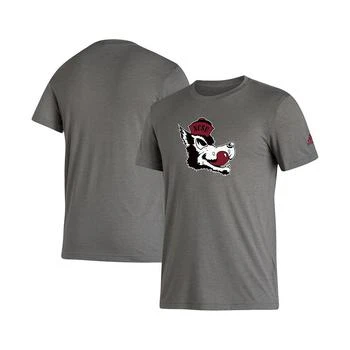 Adidas | Men's Gray NC State Wolfpack Basics Heritage Tri-Blend T-shirt 7.4折