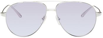 卡地亚眼镜图片, Cartier | Silver Aviator Sunglasses商品图片 