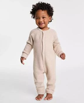 First Impressions | Baby Cotton Long-Sleeve Sweater Romper, Created for Macy's,商家Macy's,价格¥95
