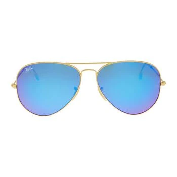 推荐Aviator Flash Lenses Blue Unisex Sunglasses RB3025 112/17 62商品