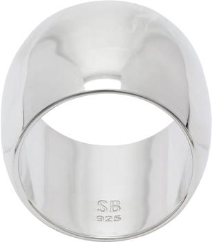 商品Sophie Buhai | Silver Wide Cigar Ring,商家SSENSE,价格¥3945图片