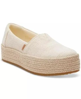 TOMS | Women's Valencia Canvas Platform Espadrilles,商家Macy's,价格¥442
