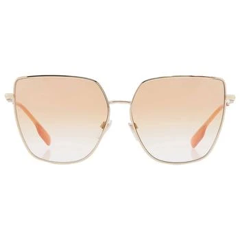 Burberry | Alexis Orange Gradient Butterfly Ladies Sunglasses BE3143 1109V0 61 3.3折, 满$75减$5, 满减