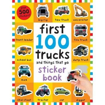 Barnes & Noble | First 100 Stickers- Trucks and Things That Go- Sticker book, with Over 500 stickers by Roger Priddy,商家Macy's,价格¥75