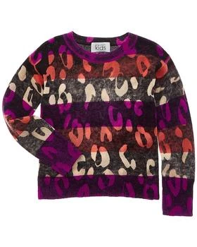 Autumn Cashmere | Autumn Cashmere Striped Leopard Wool & Cashmere-Blend Sweater,商家Premium Outlets,价格¥229