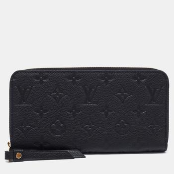 lv麻将包, Louis Vuitton | Louis Vuitton Black Monogram Empreinte Leather Zippy Wallet商品图片 9.4折