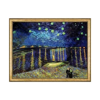 La Pastiche | By Overstockart Starry Night Over The Rhone with Verona Braid Frame, 40.75" x 52.75",商家Macy's,价格¥10090