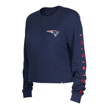 推荐New Era Patriots Thermal Crop Long Sleeve T-Shirt - Women's商品