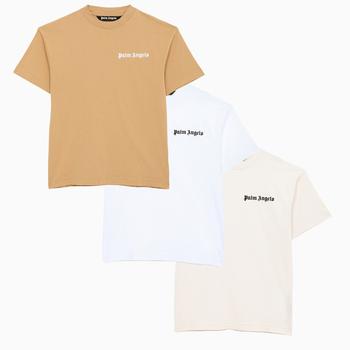 Palm Angels | Short sleeve crew neck t-shirts in cotton商品图片,