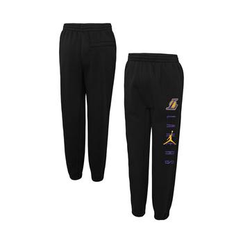 lakers评价, Jordan | Youth Boys Black Los Angeles Lakers Courtside Statement Edition Fleece Pants商品图片 7.4折