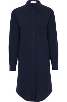 product Embroidered cotton-jacquard shirt dress image