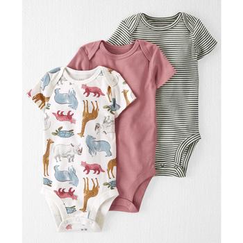 商品Carter's | Baby Assorted Cotton Bodysuits, Pack of 3,商家Macy's,价格¥123图片