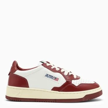 推荐Medalist sneakers in white/red leather商品