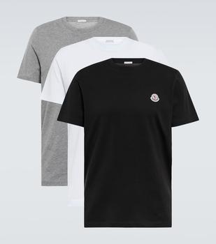 Moncler | Logo棉质T恤三件套商品图片,